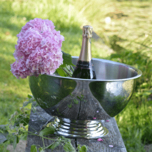 vasque à champagne inox